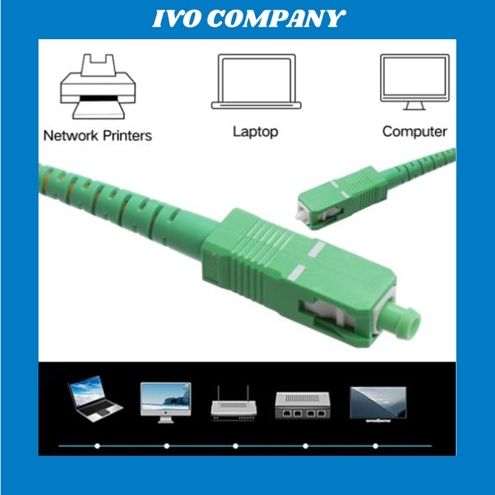 Dây Nhảy Quang Cổng SC-SC APC Xanh Lá