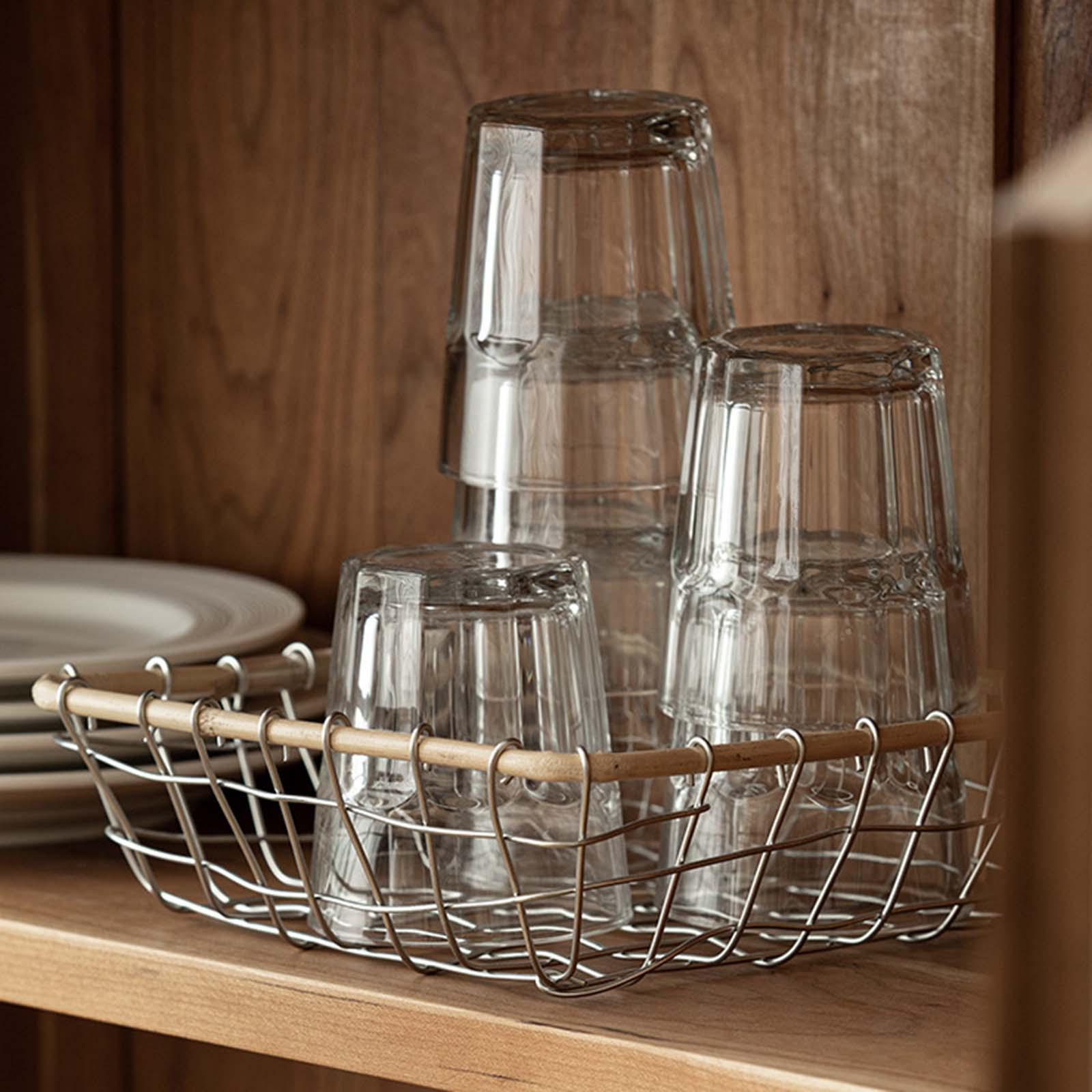 Fruit Basket Wire Basket Desk Creative Countertop Chicken Egg Storage Basket