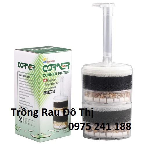 Lọc sủi vi sinh cao cấp XY-2010 để góc bể thủy sinh