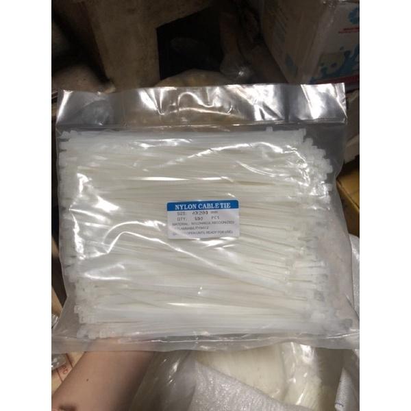 Dây thít nhựa, dây rút nhựa đầy đủ kích thước từ 100mm đến 500mm