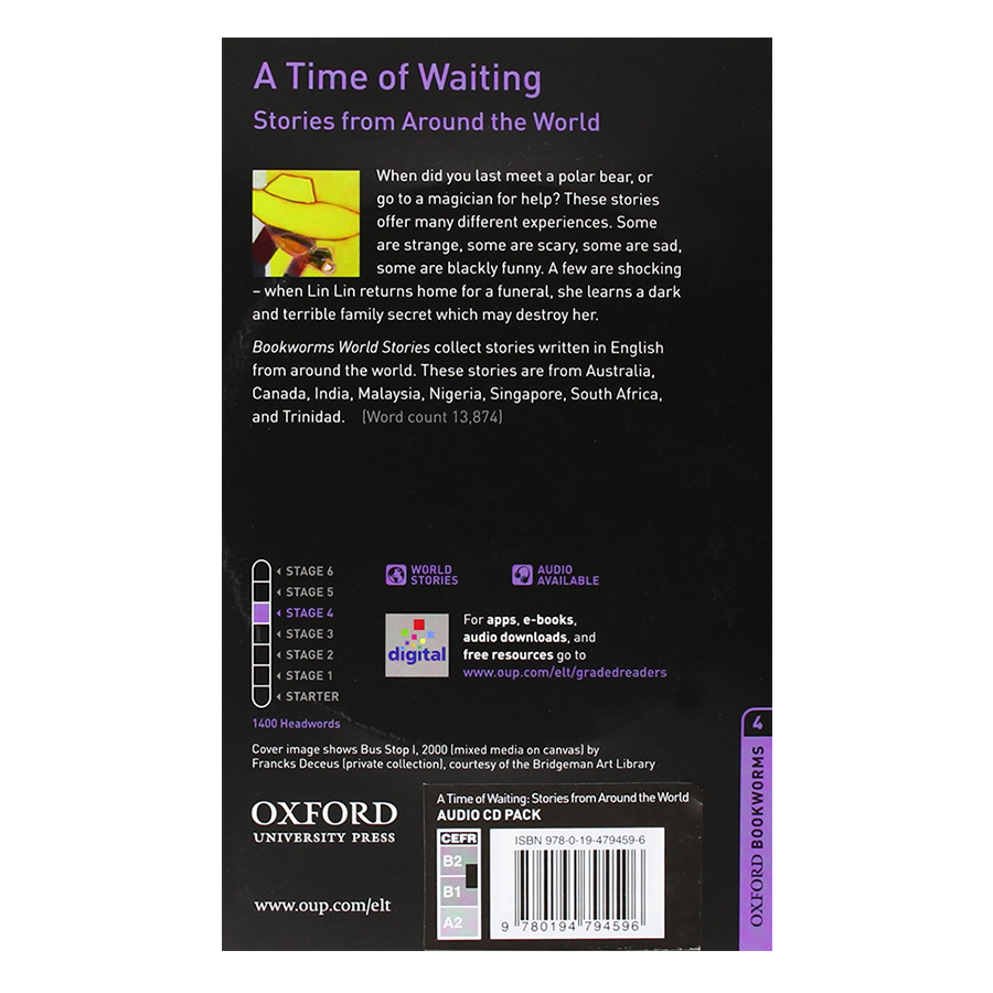 Oxford Bookworms Library (3 Ed.) 4: A Time of Waiting: Stories from Around the World Audio CD Pack