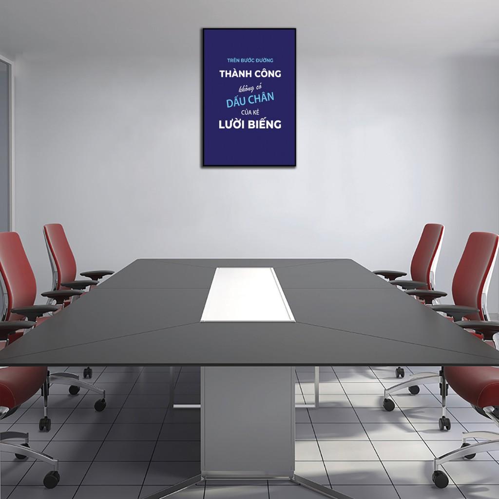 - tranh động lực giá rẻ, tranh văn phòng, slogan - Tặng kèm đinh đa năng