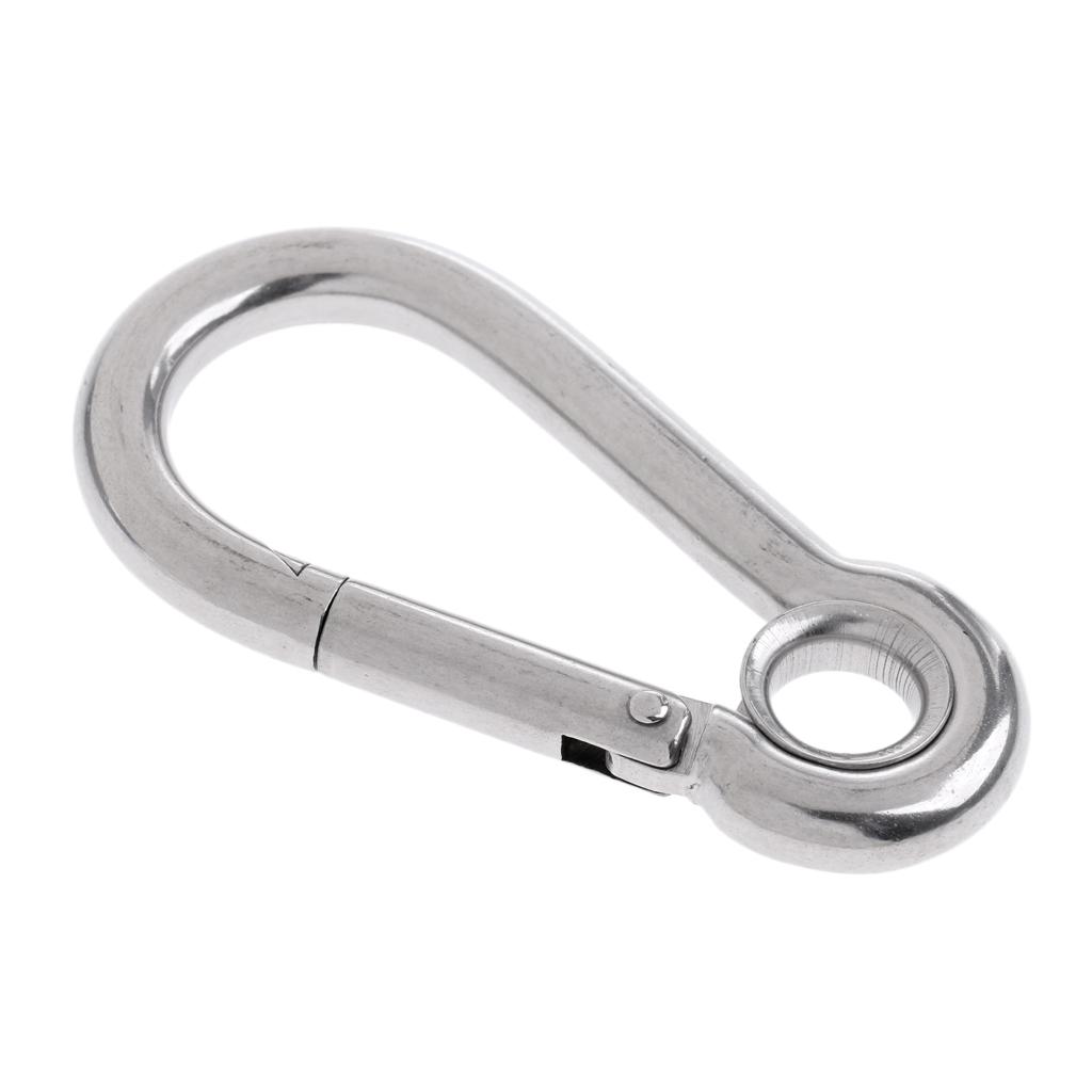 Carabiner Leo Núi Thép Không Gỉ Với Mắt để Leo Núi / đi Bộ