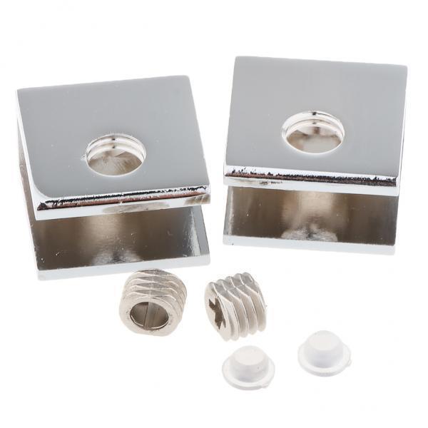 5x2 pack Zinc Alloy Fixed Glass Clamp Adjustable Glass Brackets A-8-10mm