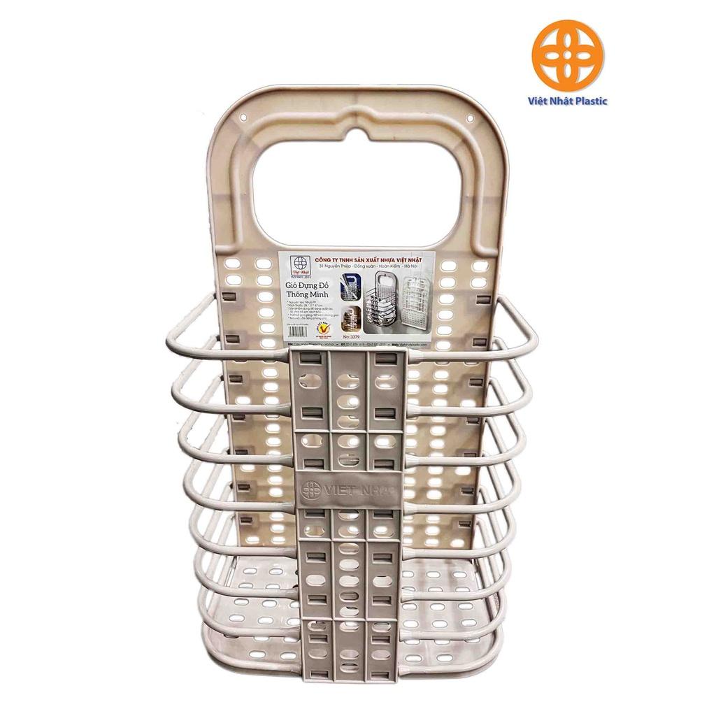 Giỏ đựng quần áo trước khi giặt treo tường gấp gọn tiện lợi