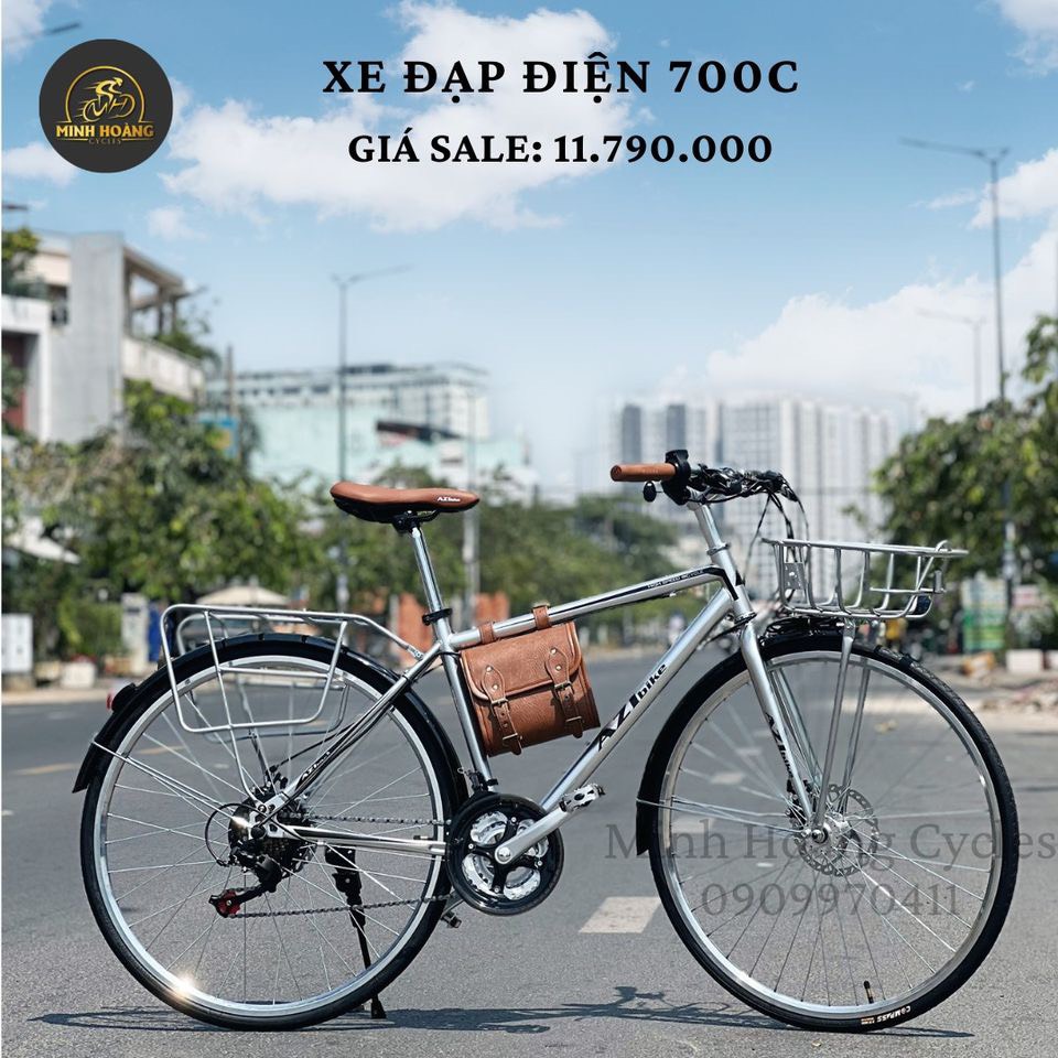 XE ĐẠP TRỢ LỰC ĐIỆN AZI 700C