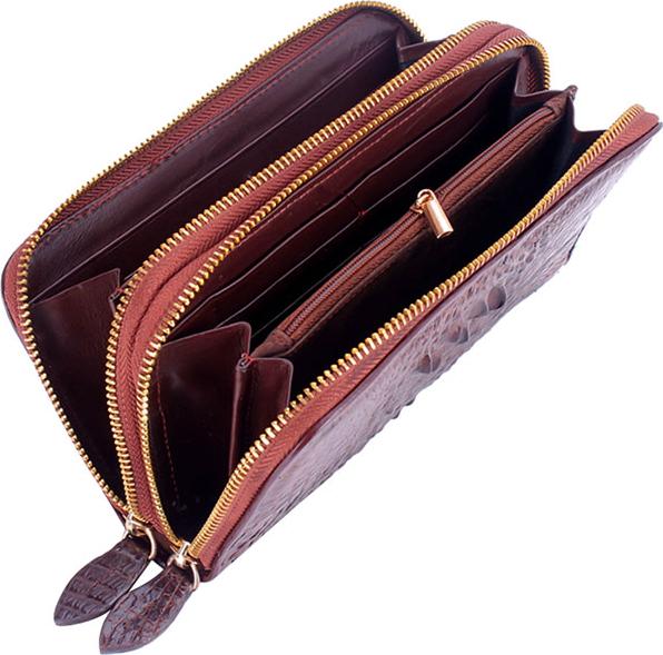 Ví Nữ Huy Hoàng HT3262 (22 x 11 cm) - Nâu Đất