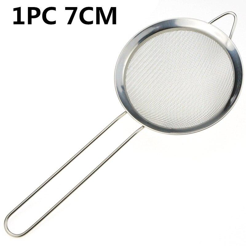 Stainless Steel Flour Sieve Colander Screen Mesh Tea Strainer Mesh Flour Oil Strainer Cookware Cooking Tools Kitchen Sieves