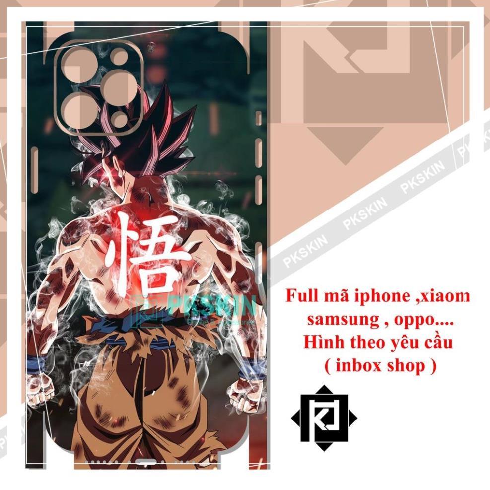 Miếng dán skin full lưng viền dành cho iphone 13 ,13 mini , 13 pro , 13 pro max in hình theo yêu cầu