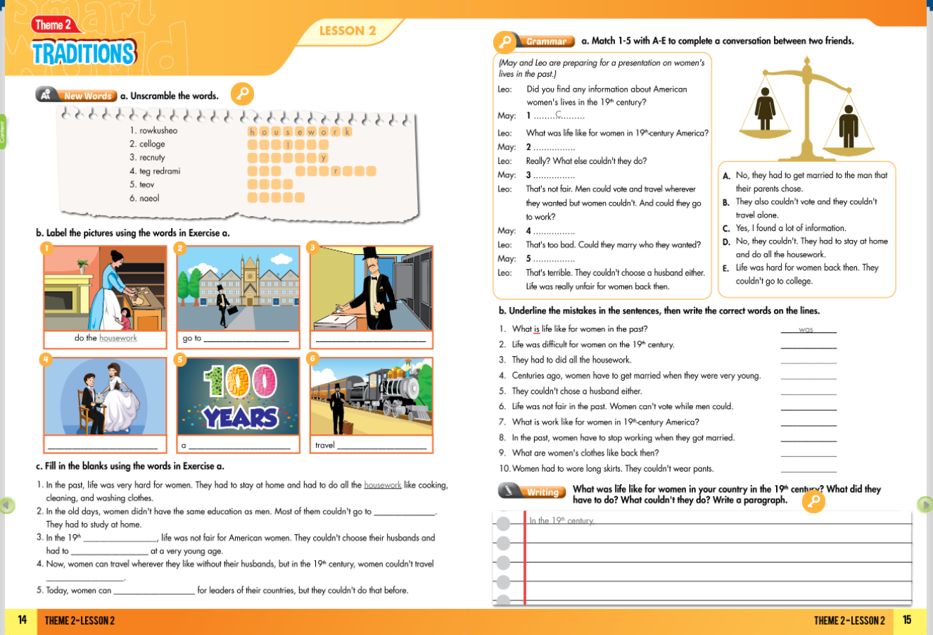 Hình ảnh [E-BOOK] i-Learn Smart World 8 Sách mềm sách bài tập