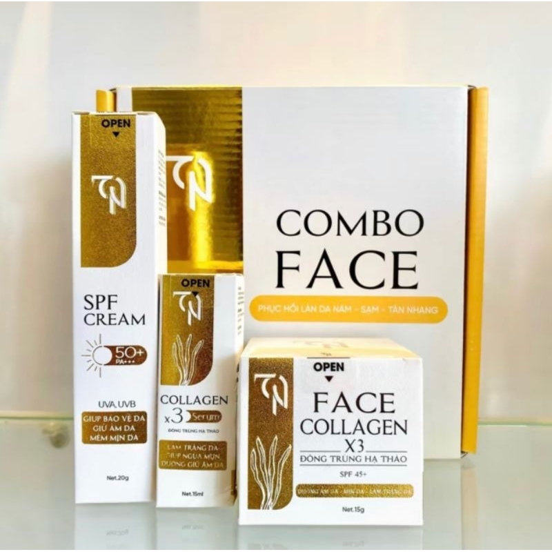 Combo Face X3 Đông Trùng Hạ Thảo