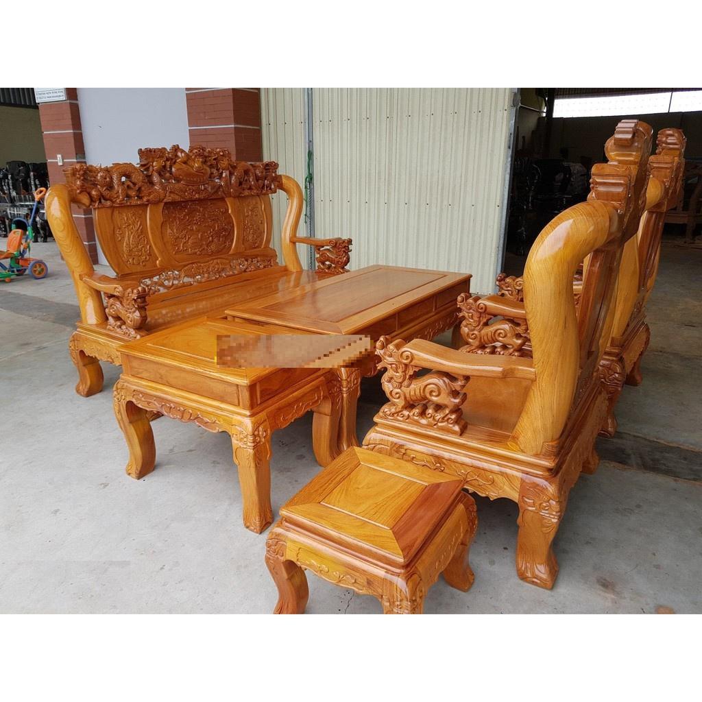 Bộ bàn ghế Nghê Bảo Đỉnh gỗ Gõ Đỏ