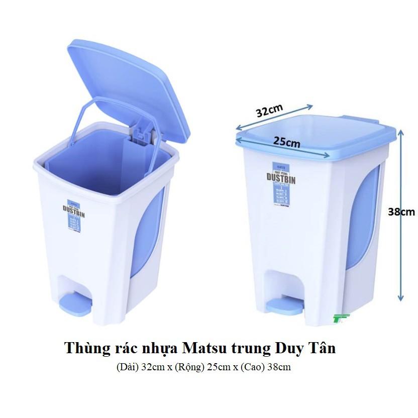 Thùng rác đạp Matsu nhựa Duy Tân 4.8