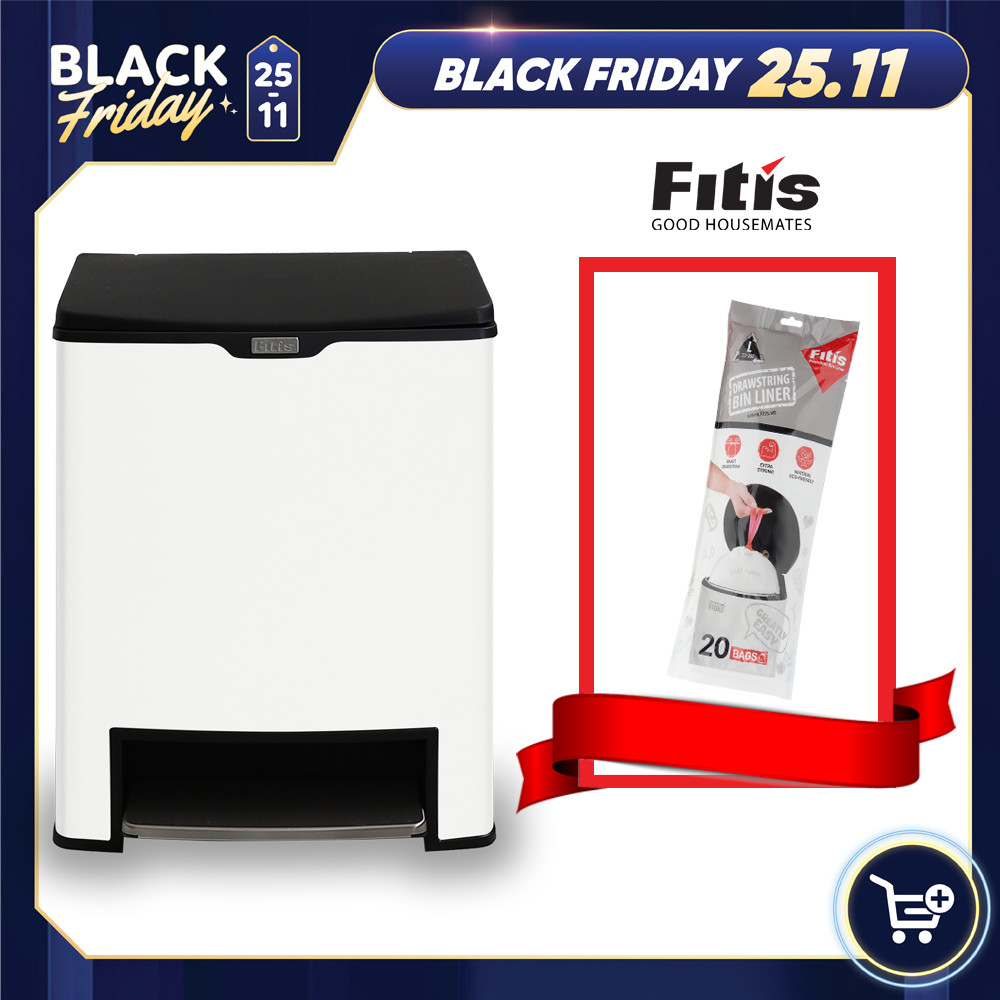 Thùng Rác Fitis Prime Đôi - SPD1-904