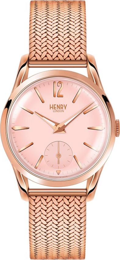 Đồng Hồ Nữ Dây Thép Không Gỉ Henry London HL30-UM-0164 Shoreditch (30mm) + Dịch Vụ Khắc Tên