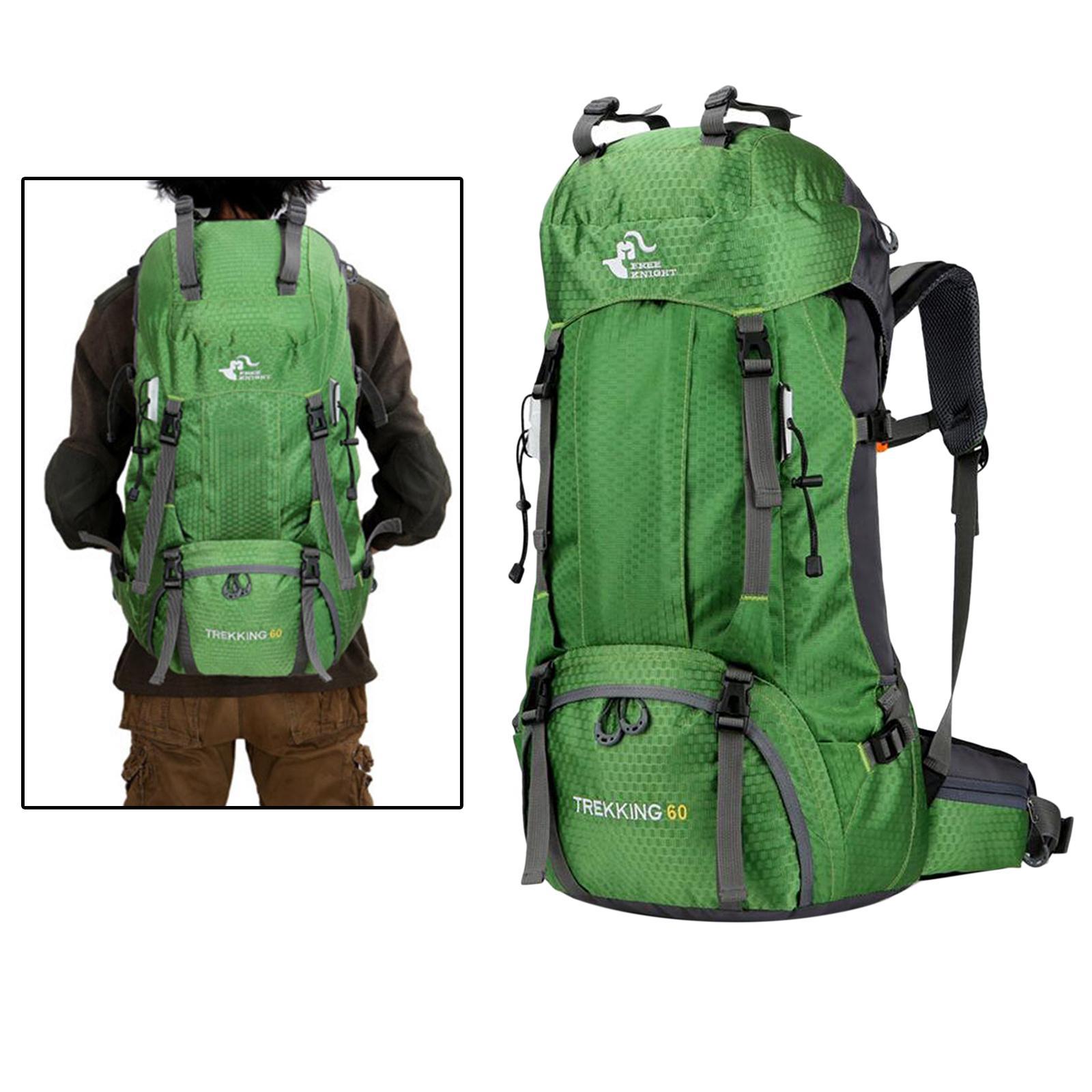 Waterproof 60L Backpack Rucksack Hiking Camping Trekking