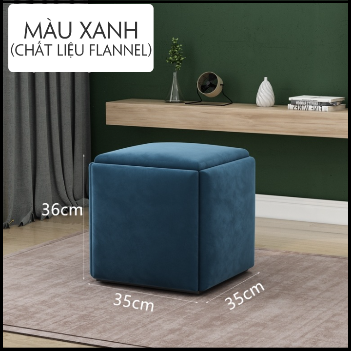 [VIDEO] Bộ Ghế Gấp Gọn. Đôn Ghế Sofa 5 in 1. Ghế Khối Rubik Thiết Kế Sang Trọng, Hiện Đại