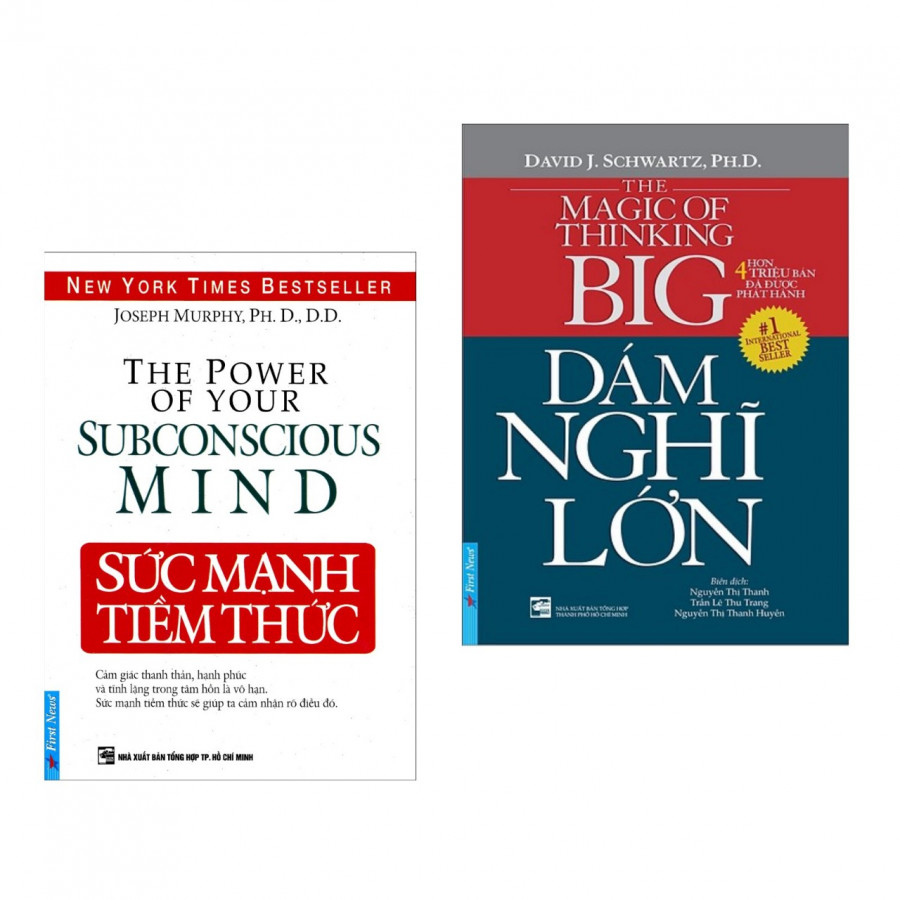 Combo 2 cuốn sách hay nhất về kĩ năng sống: Dám Nghĩ Lớn + Sức Mạnh Tiềm Thức