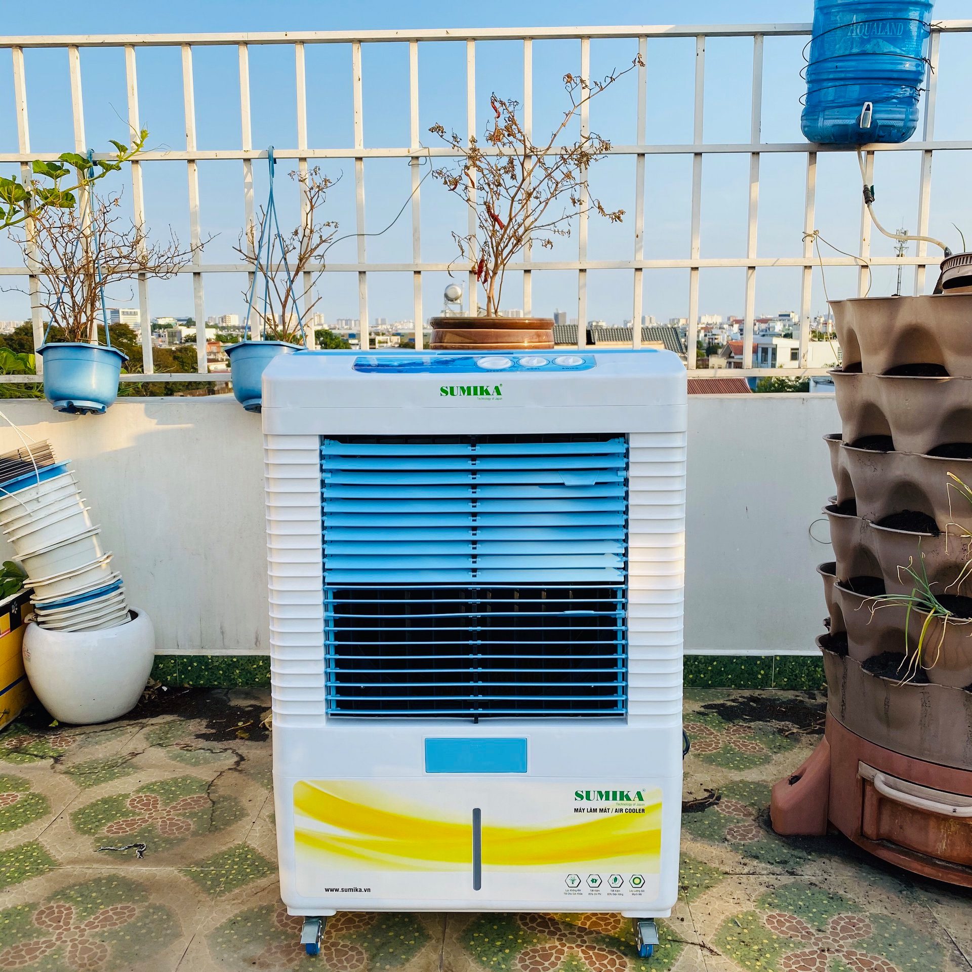 Máy làm mát không khí SUMIKA A500 (180W, thùng chứa 40L) - Hàng Chính Hãng