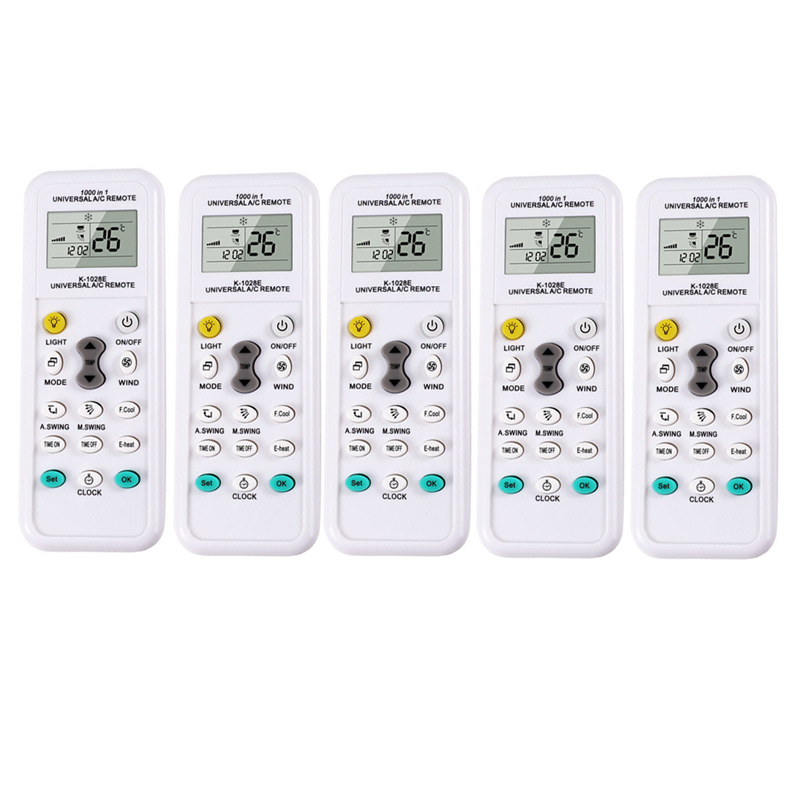 Bộ combo 5-10 remote điều khiển máy lạnh đa năng dòng mới, cũ nội địa nhật, thái, việt nam (Hàng Chính Hãng)
