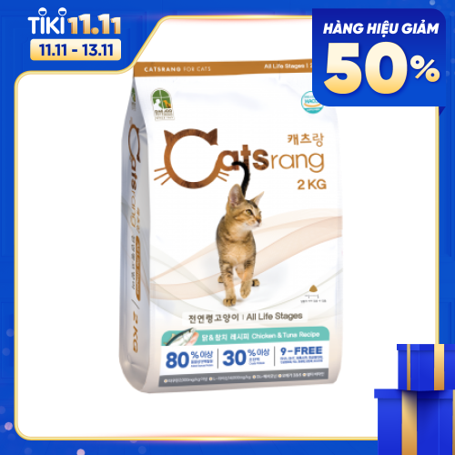 Hạt catsrang cho mèo từ 6 tháng tuổi trở lên- 2kg