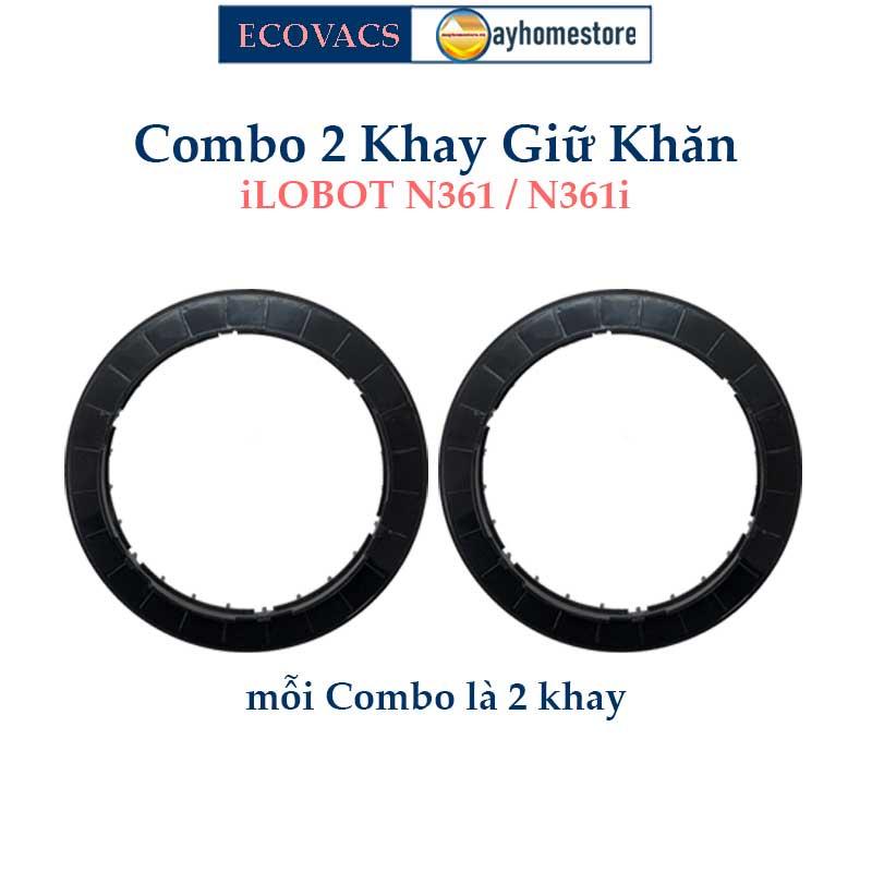 Phụ Kiện Khay & Khăn Lau Cho Robot Lau Kính iLOBOT N361 & N361i