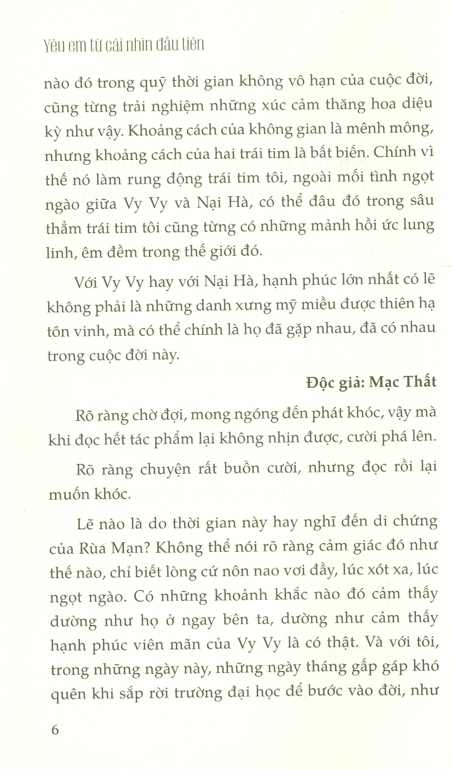 Yêu em từ cái nhìn đầu tiên