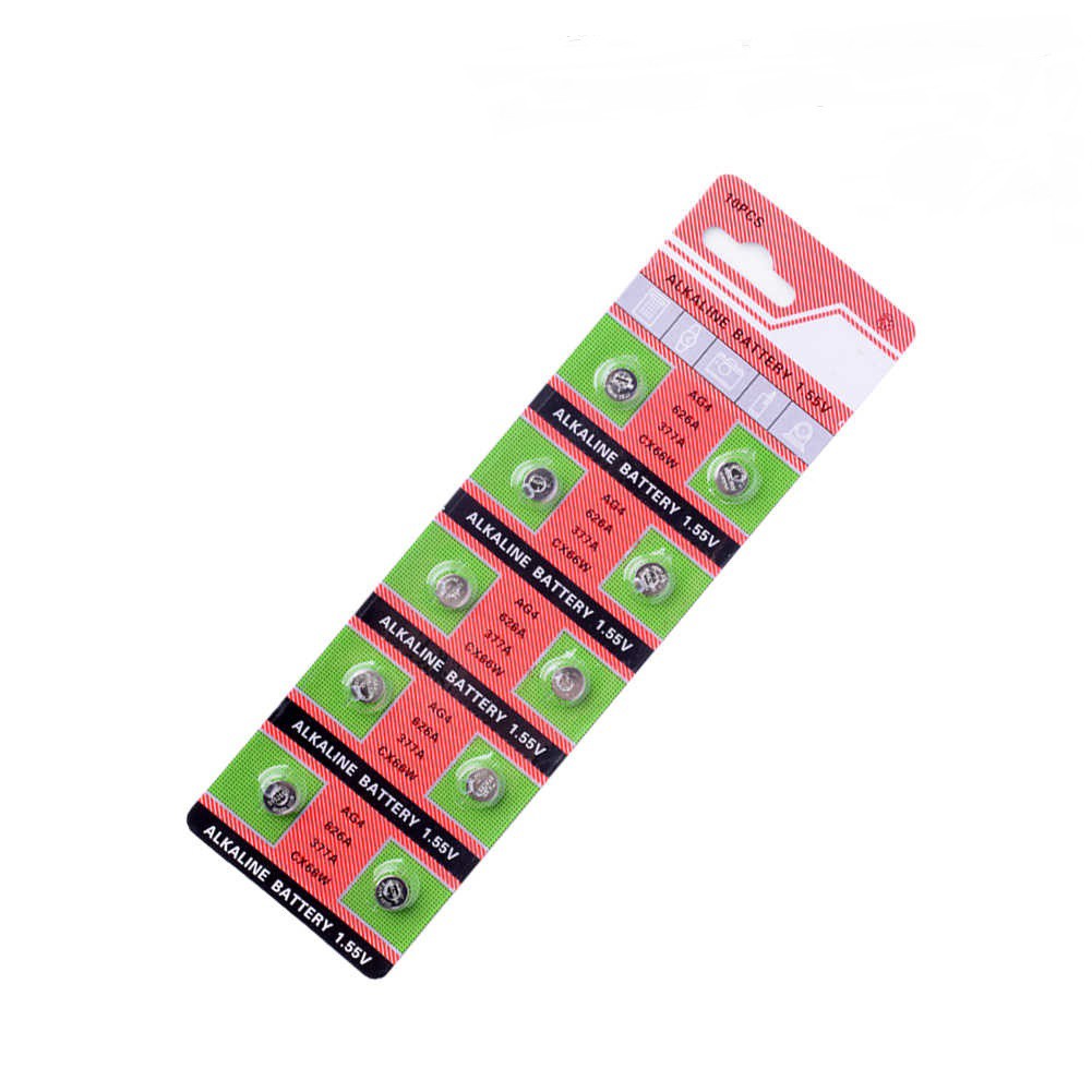 Vỉ pin đồng hồ phổ thông AG4 - 626 - 377A ,phù hợp cho nhiều loại đồng hồ phổ thông hoặc đồ chơi.