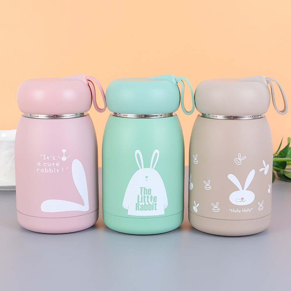 350ML Cách Nhiệt Chân Không Nước Thép Không Gỉ Nhiệt Cup Dành Cho Trẻ Em Học Sinh ĐI HỌC Nhiệt Cốc Hoạt Hình Tumbler Bình