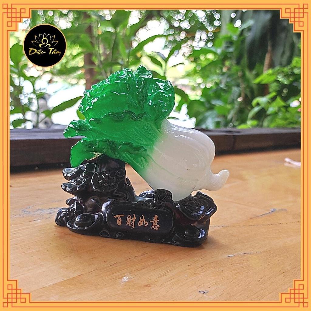 Bắp cải phong thủy đồ phong thủy chiêu tài hút lộc trang trí nhà cửa, bàn làm việc