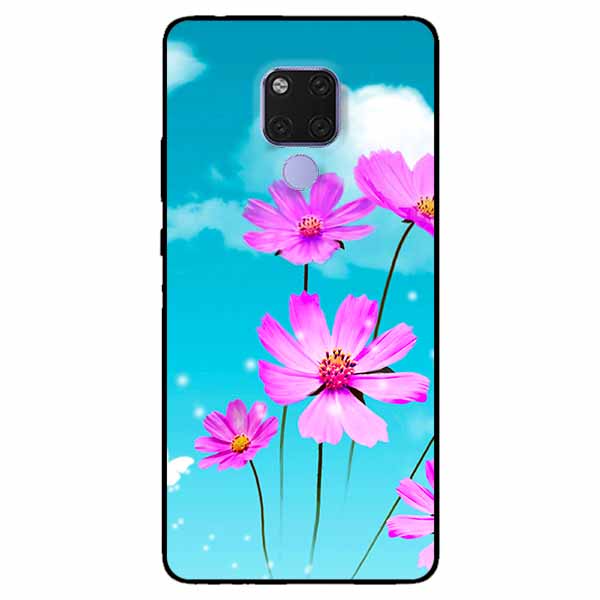 Ốp lưng dành cho Huawei Mate 20 mẫu Hoa Tím Bầu Trời