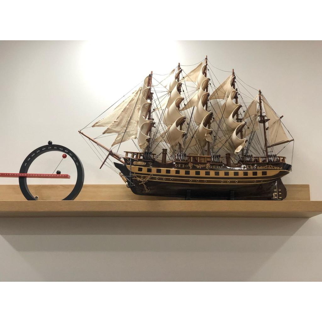 Mô Hình Thuyền Buồm Cao Cấp Nhất Dài 80cm Gỗ Muồng Đen