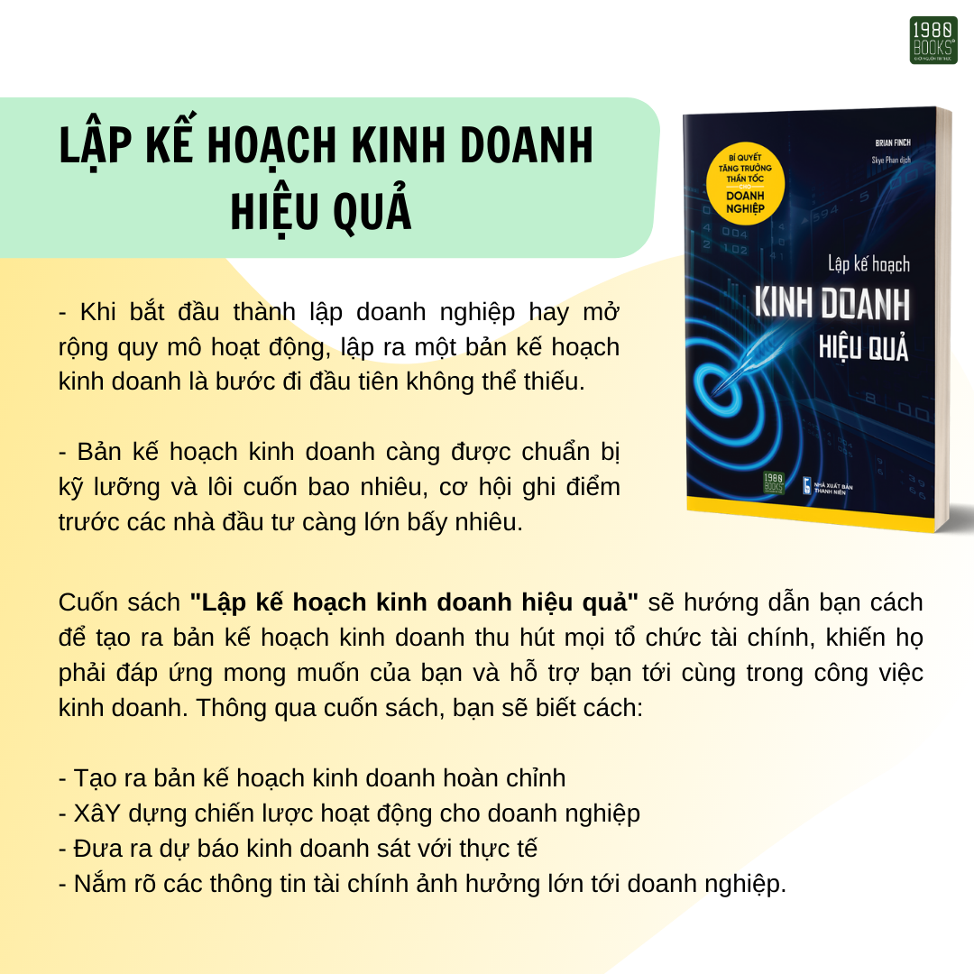 Sách Lập Kế Hoạch Kinh Doanh Hiệu Quả