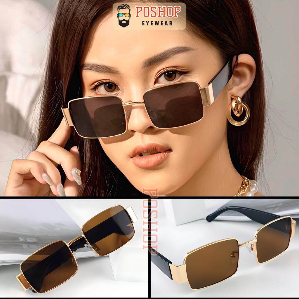 Mắt kính mát thời trang cao cấp nam nữ POSHOP chống tia cực tím UV400 bản to dễ đeo BALENTO