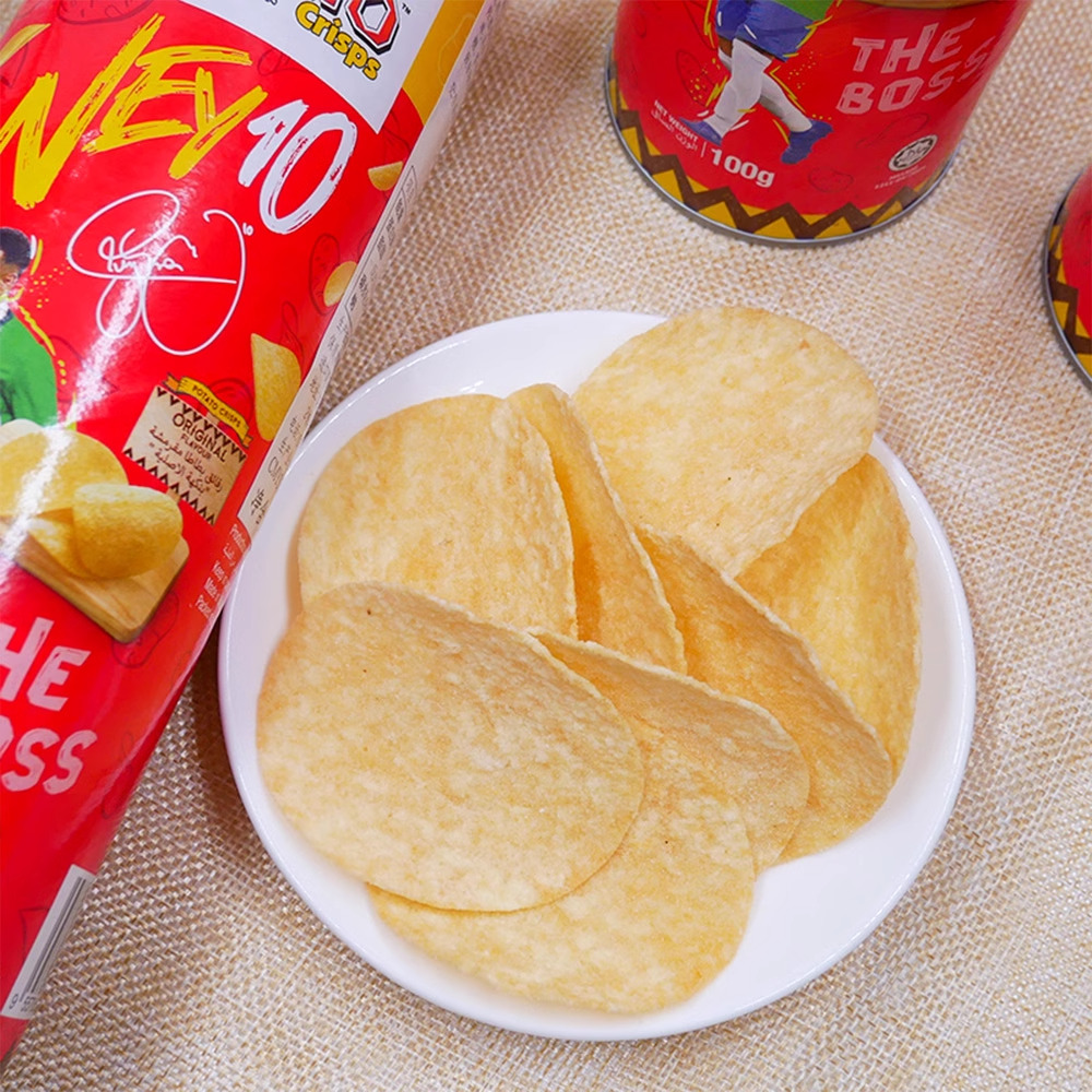 Bimbim khoai tây chiên dạng lát Mister Potato hộp có hình Neymar đủ vị 100g An Gia Sweets & Snacks