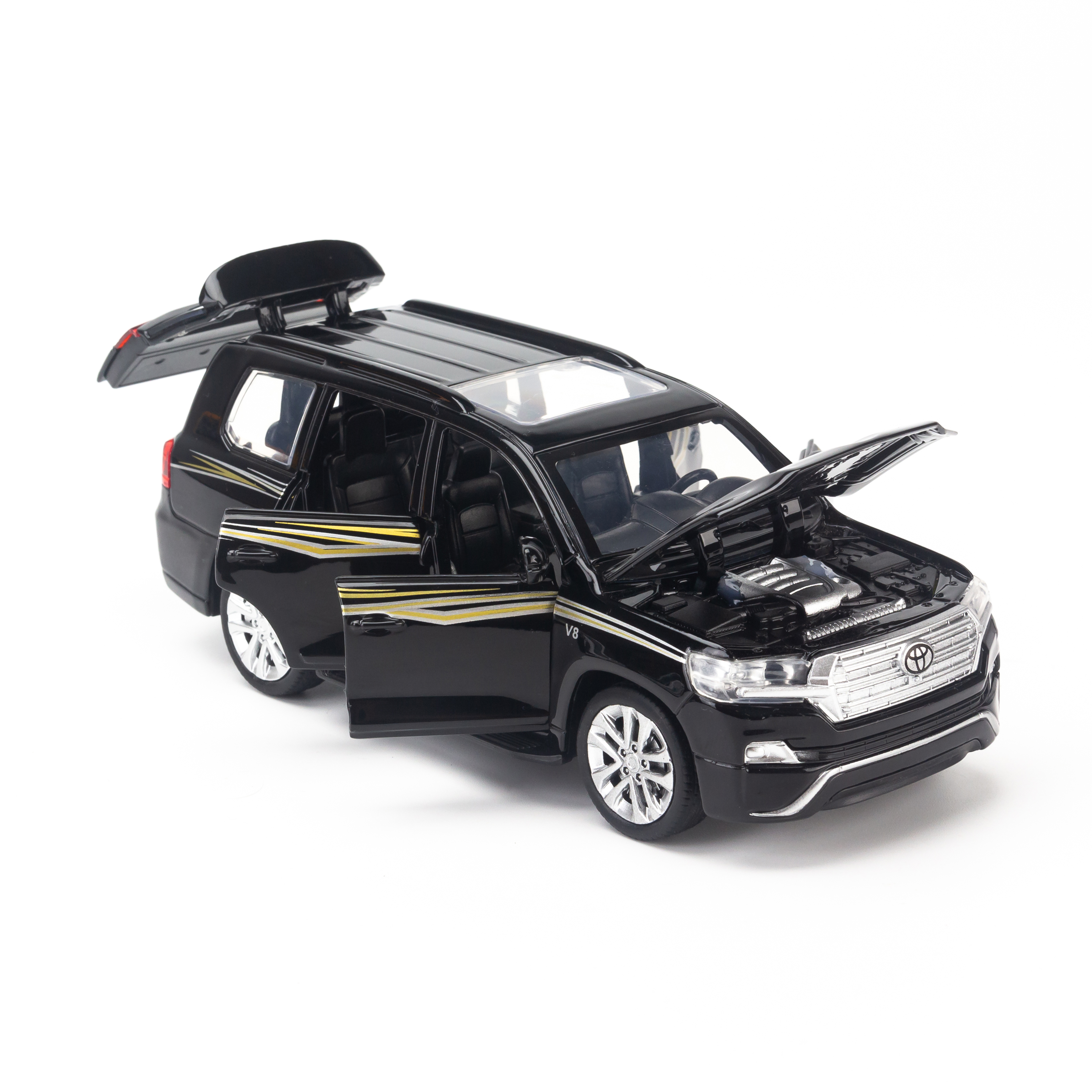 Mô hình xe Toyota Land Cruiser 2019 V8 1:32 Miniauto - 3226A
