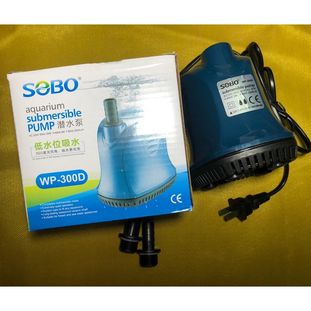 Bơm Hút Đáy 360 Độ Sobo WP-300D (35W - 2500L/H - 2M) - Bơm Chìm Hút Cặn Cho Bể Cá