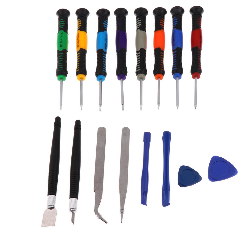 17 in 1 Precision Screwdriver Repair Tool Set Kits for Tablets,Laptops,PC,Smartphones iPad iPhone 6S 6 Plus 5S 5C 5 4S for SAMSUNG Galaxy S6 S7 S8 Edge Plus S5 Note 5 4 More