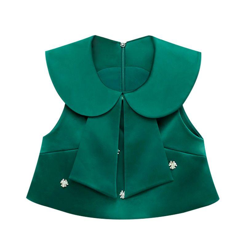 CHENGRUI Búp bê Pháp cổ công chúa đầm 2023 mùa hè cao cấp cảm giác khí chất nhỏ một từ ngắn