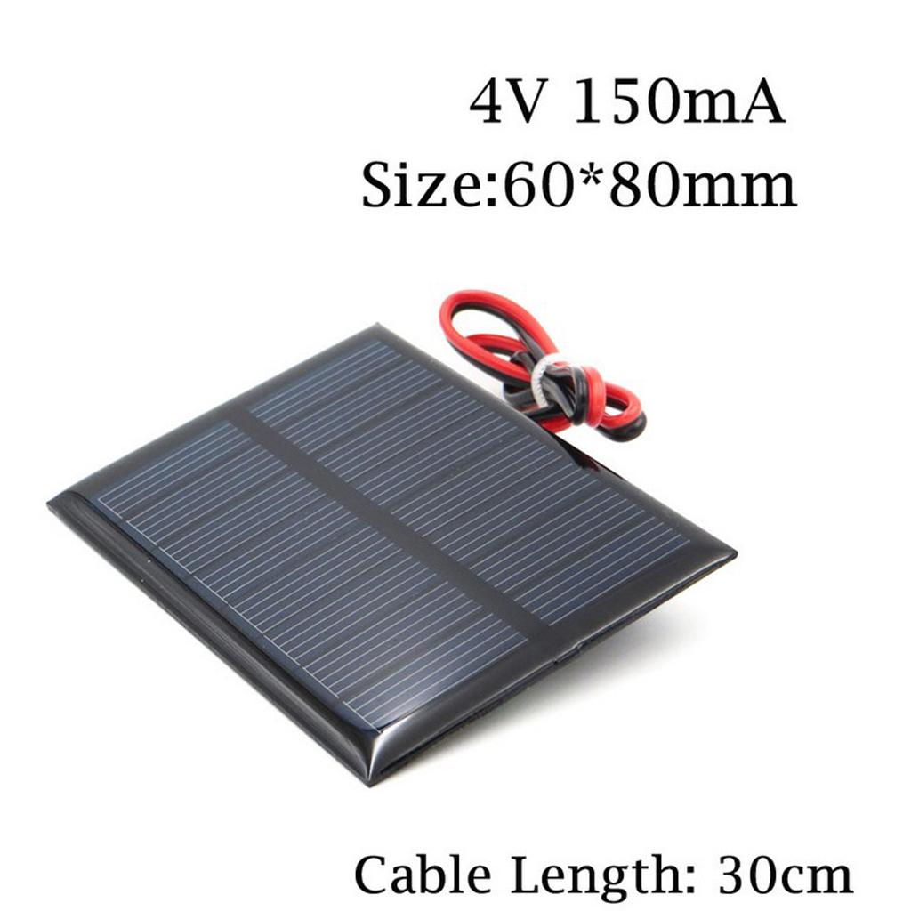 Mini Solar Panel Polycrystalline Silicon DIY Battery Charger