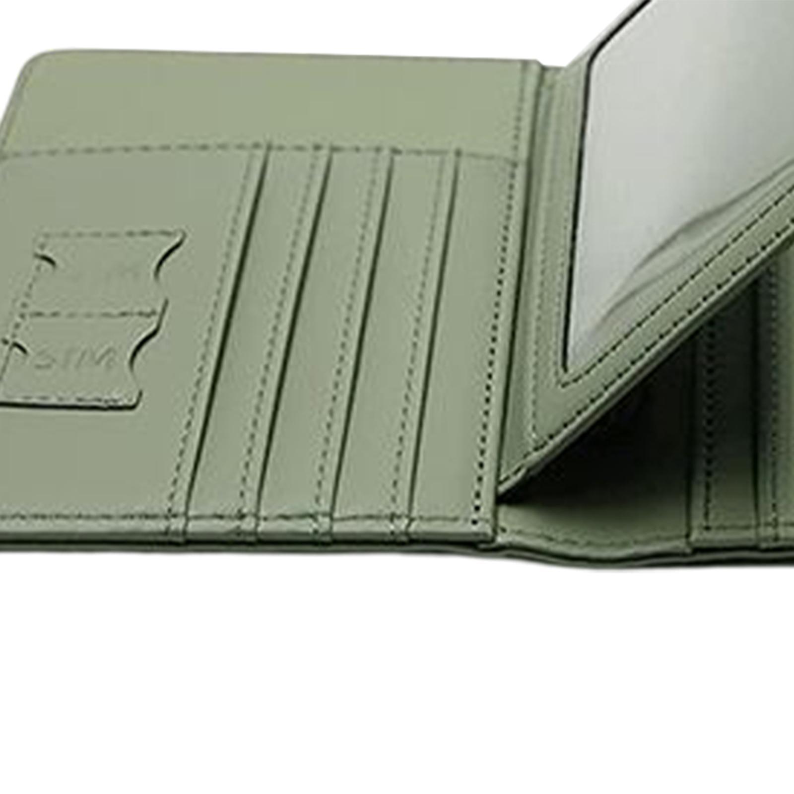 Cover ID Card Holder Document Pouch Card Holder for Green