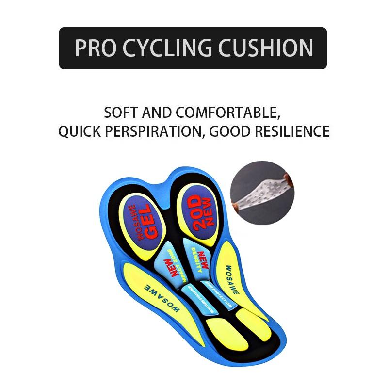Quần Short Jersey Đi Xe Đạp Cho Nam Quần Yếm Chất Lượng Cao Có Đệm Gel 20D Tay Ngắn Màu Đen Color: Only Top Size: Asian Size -XL