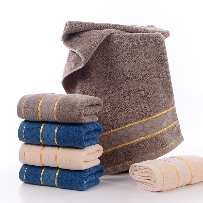 Khăn Mặt Khăn Tắm 34x75cm Cotton Cao Cấp Êm Mềm Thấm Hút Nước Nhanh Khô