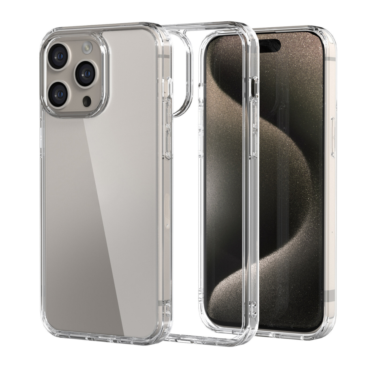 Ốp Lưng Dành Cho iPhone 15 Pro Max / iPhone 15 Pro / iPhone 15 Plus / iPhone 15, Kai.N TPU Clear Case, Trong Suốt - HÀNG CHÍNH HÃNG
