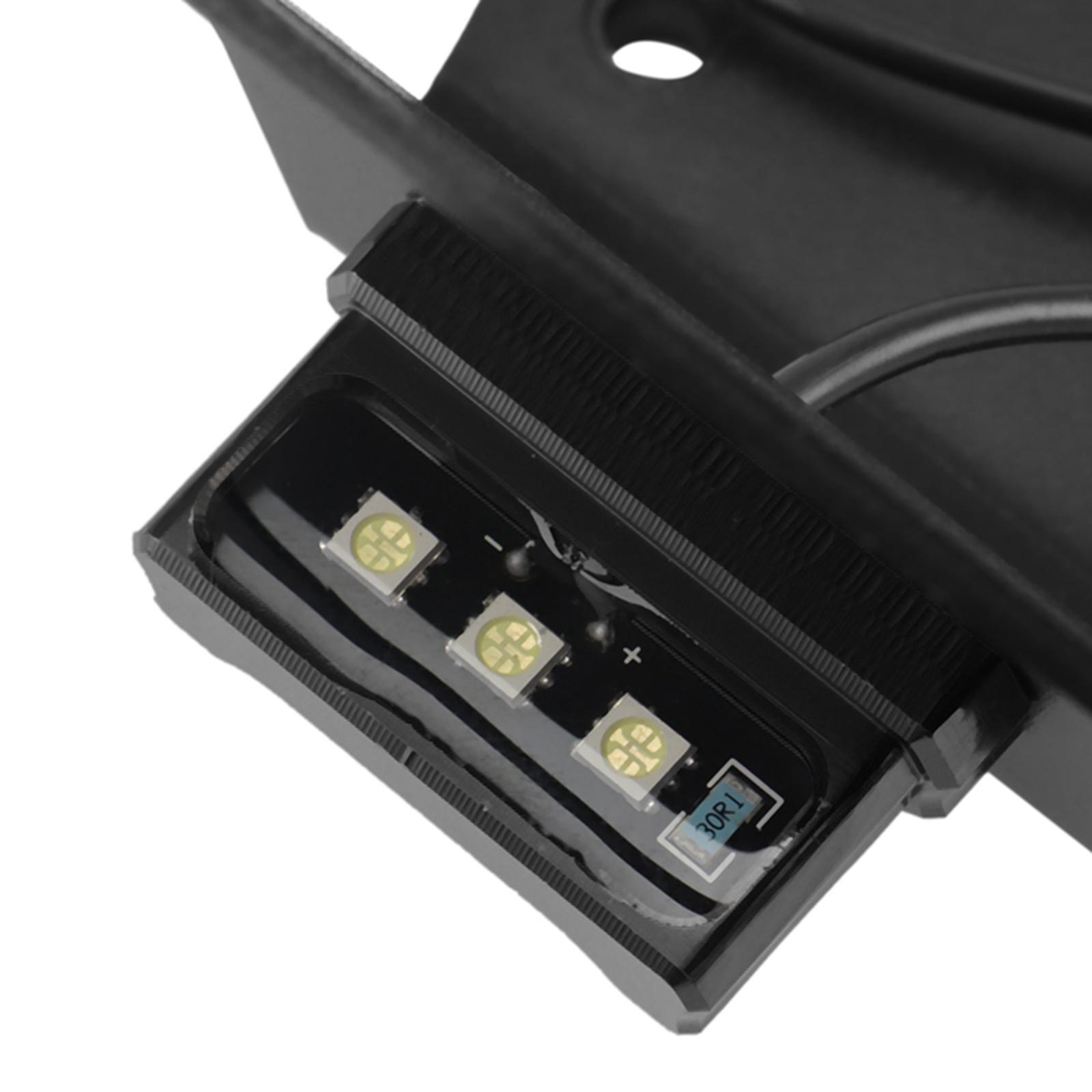 Motorcycle Rear License Plate Holder Bracket for Yamaha Tenere 700 Black