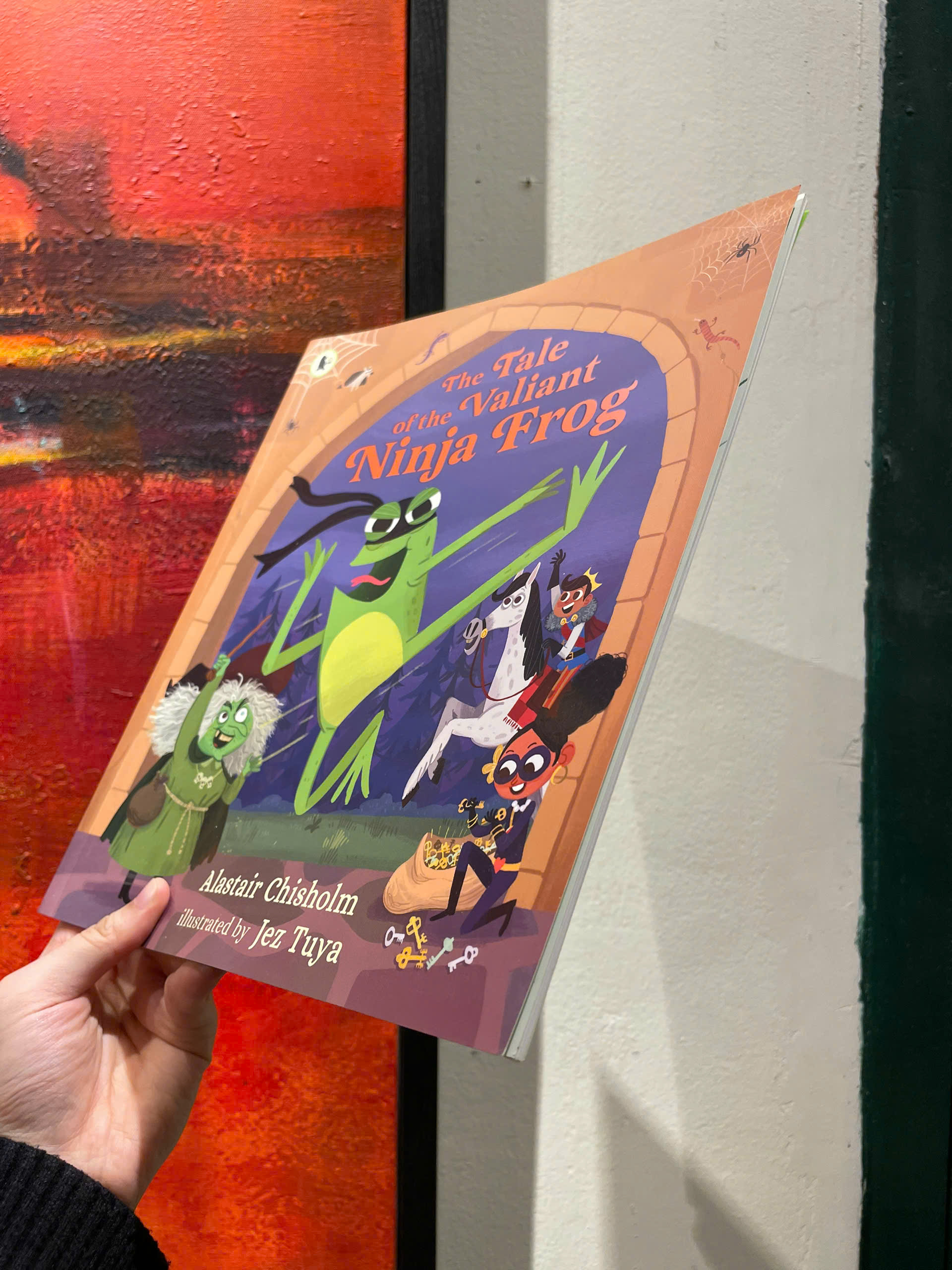 The Tale of the Valiant Ninja Frog by Alastair Chisholm - Children Picture Story book in Englis