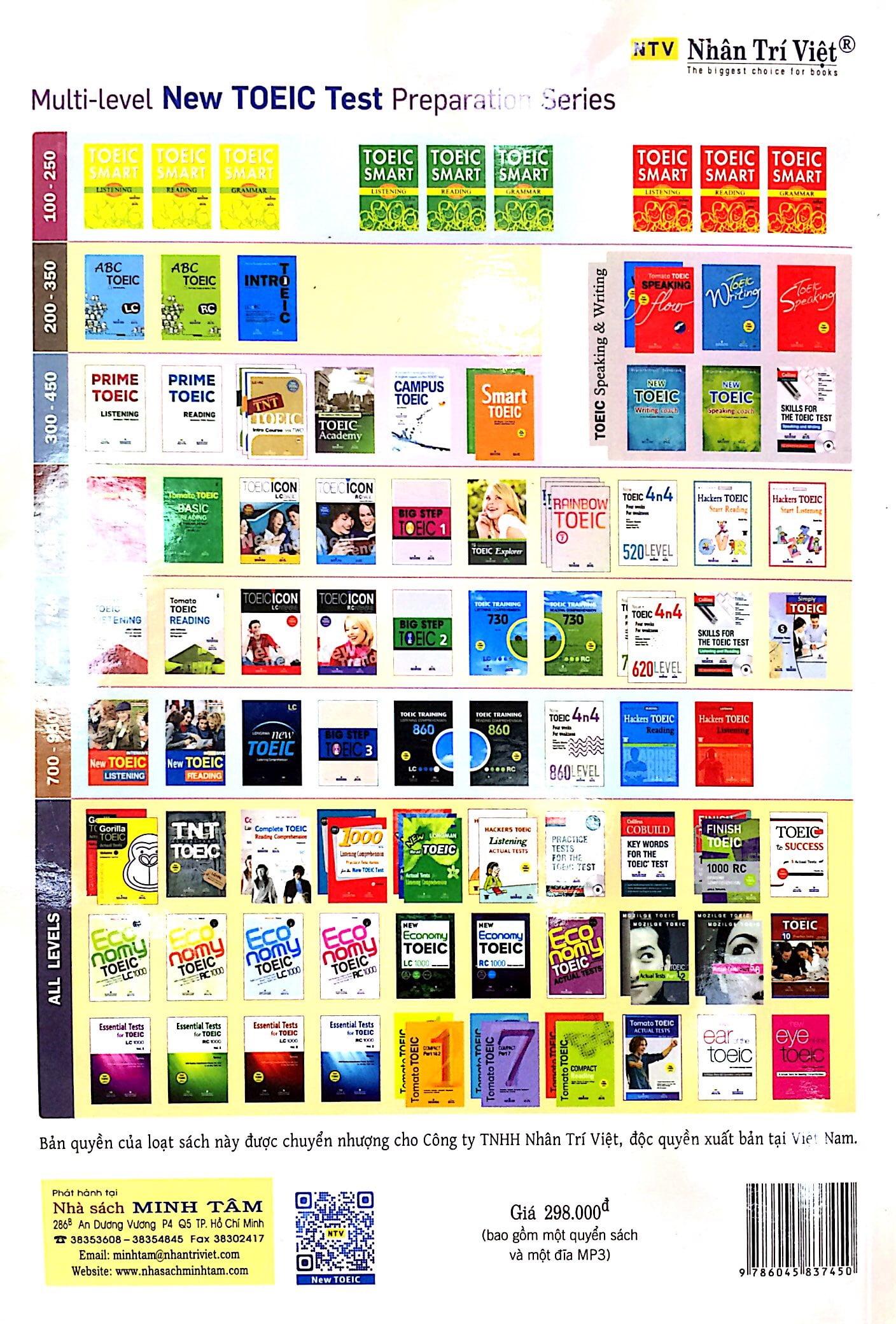Rainbow TOEIC - Part 1,2,3,4 (Kèm CD)