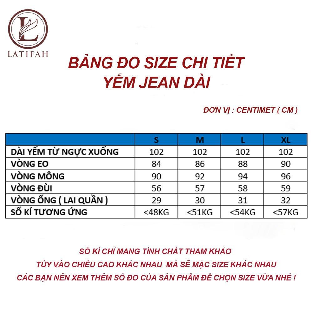 Quần yếm jean dài nữ LATIFAH rách có nắp YJ006 phong cách ulzzang hàn quốc