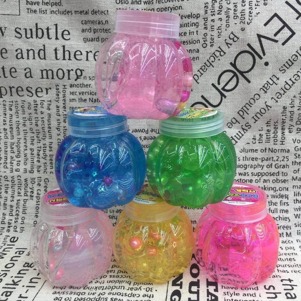 Slime BÍ NGÔ NG0C TRAI charm sao giấy 9 màu cực đẹp Đồ chơi hũ slam chất nhờn ma quái squishy