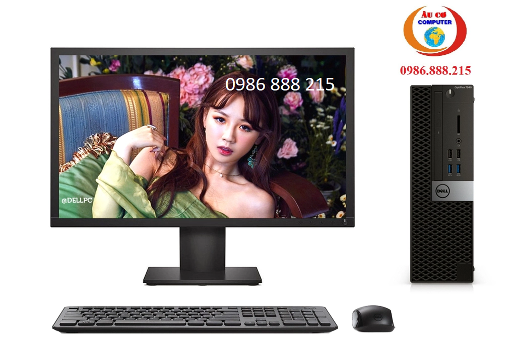 Bộ máy tính để bàn Dell 3040 Core i5 6500/ ram 8Gb / SSD 240GB và Màn hình Dell 22 inch Tặng bàn phím chuột , bàn di chuột - Hàng chính Hãng